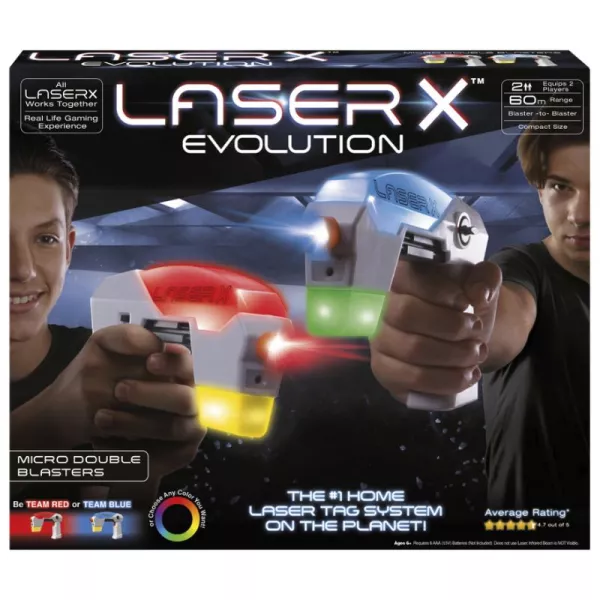 Laser-X Evolution: Mikro pisztoly szett - 2 db-os