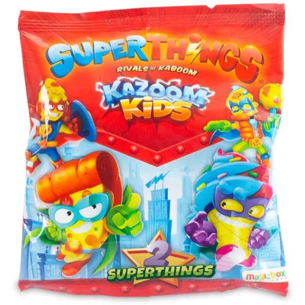 SuperThings: Kazoom Kids meglepetés figuraszett - 2 db-os, többféle