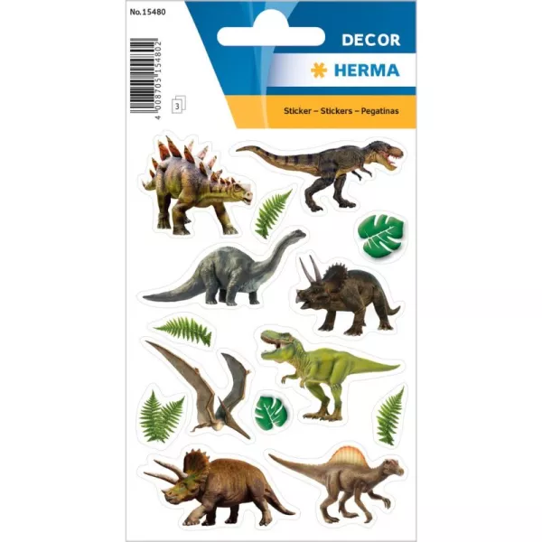 Herma: Dinozauri - set abțibilduri