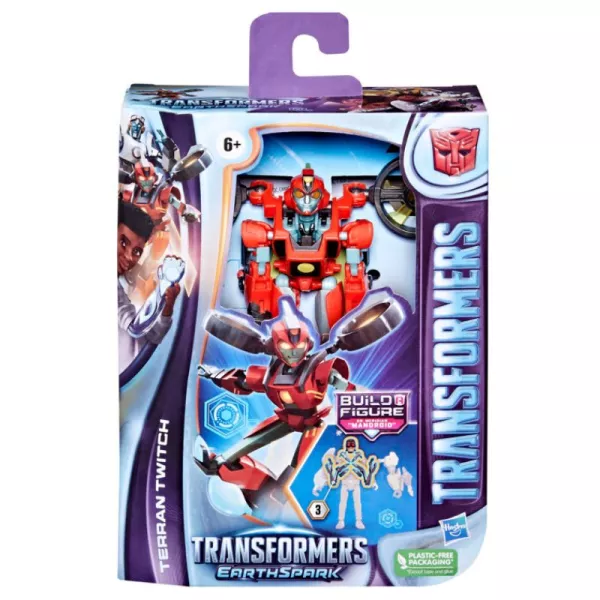 Transformers EarthSpark: Figurină de acțiune Terran Deluxe - Terran Twich