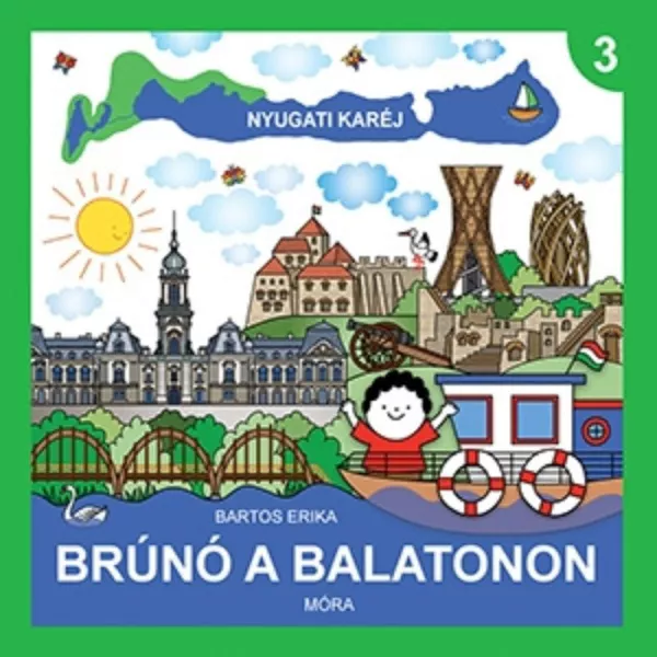 Bartos Erika: Bruno pe lacul Balaton 3. - carte în lb. maghiară