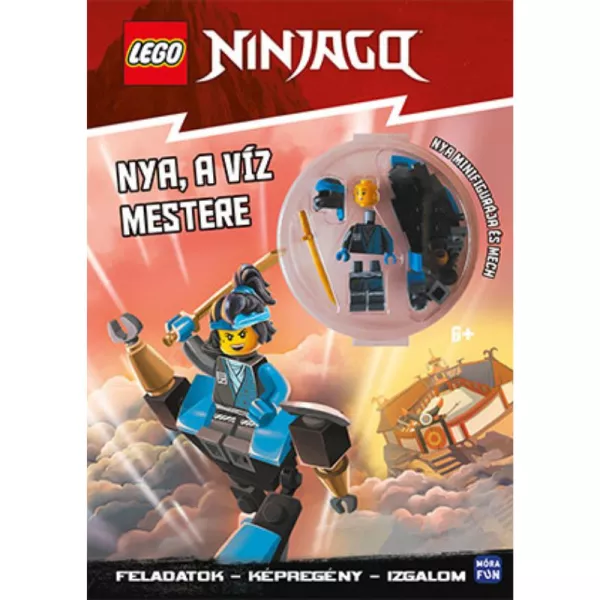 LEGO Ninjago: Nya a víz mestere foglalkoztatókönyv minifigurával