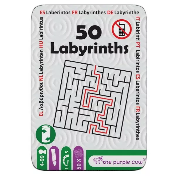 50 labirintus - foglalkoztató kártyák
