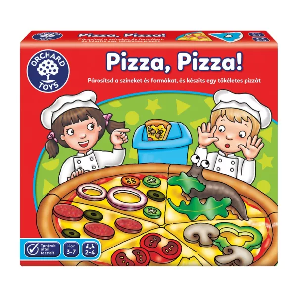 Pizza, pizza! - joc de societate cu instrucțiuni în lb. maghiară