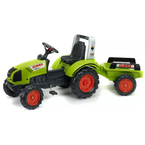 Falk: Claas tractor cu pedală cu remorcă