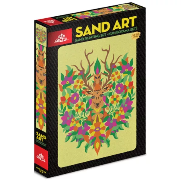 Sand Art: Cerbul fermecat - set de pictură cu nisip