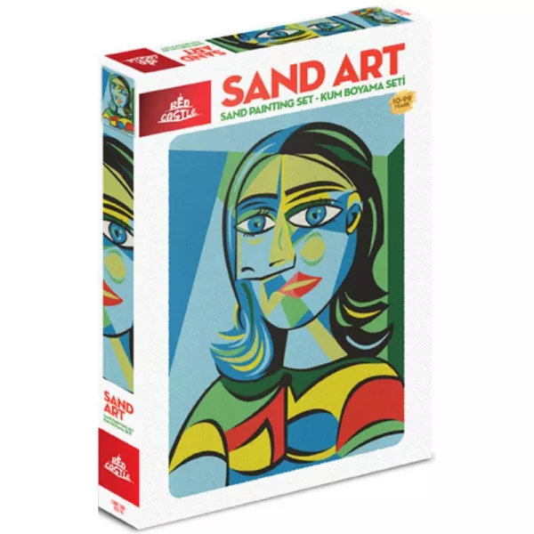 Sand Art: Pictură avangardă - set de pictură cu nisip