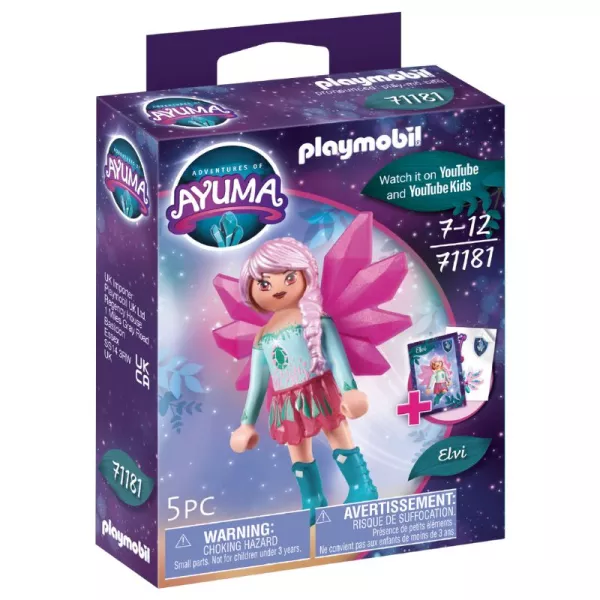 Playmobil: Adventures of Ayuma, Crystal Fairy Elvi - 71181