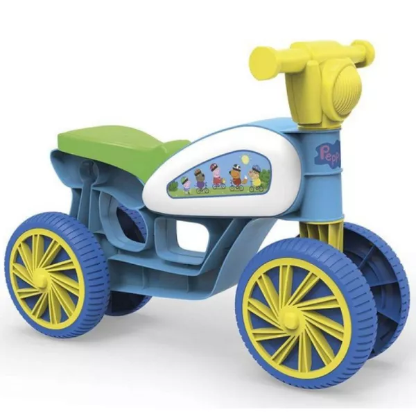 Peppa Pig : Motocicletă fără pedale cu 4 roți