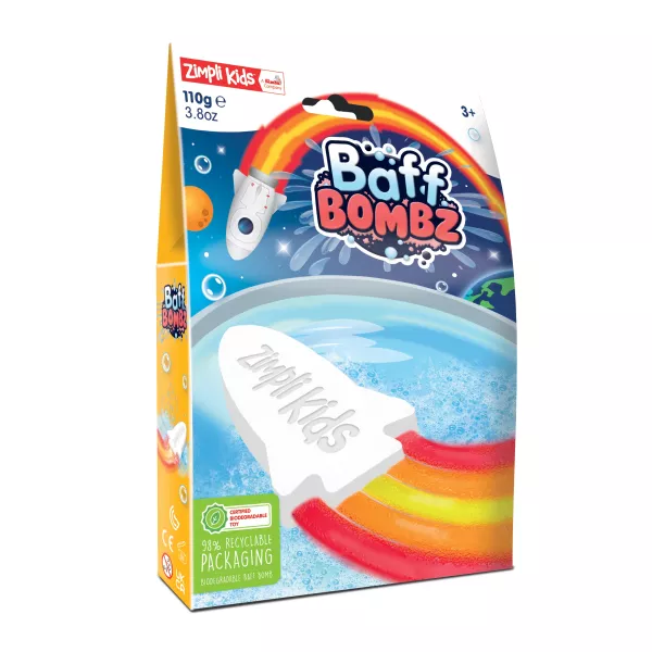 Baff Bombz: Rakéta alakú fürdőbomba rakéta