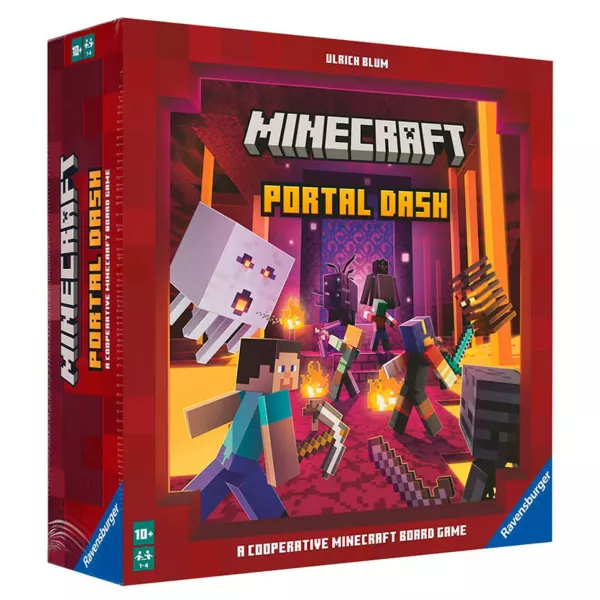 Minecraft: Portal dash - joc de societate cu instrucțiuni în lb. maghiară