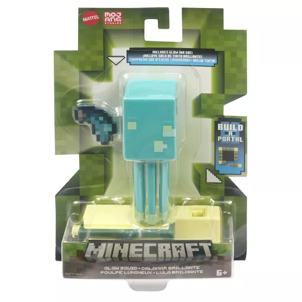 Minecraft: Figurine Craft-A-Block - Glow Squid