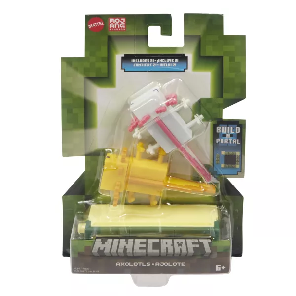Minecraft: Figurine Craft-A-Block - Axolotls