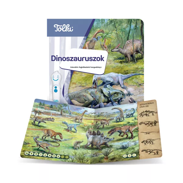 Tolki: Carte audio interactivă - Dinozaurii, în lb. maghiară