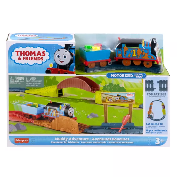 Thomas și prietenii săi: Set de pistă motorizată - aventură noroioasă