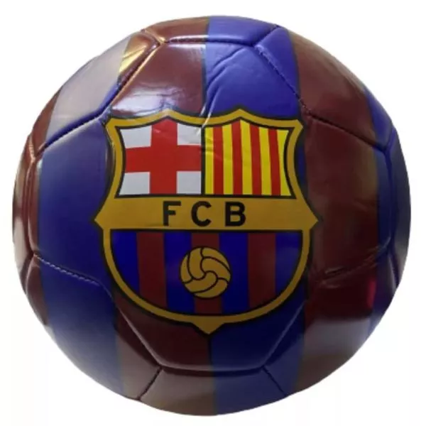 FC Barcelona: Címer mintás focilabda - matt, 5-ös méret