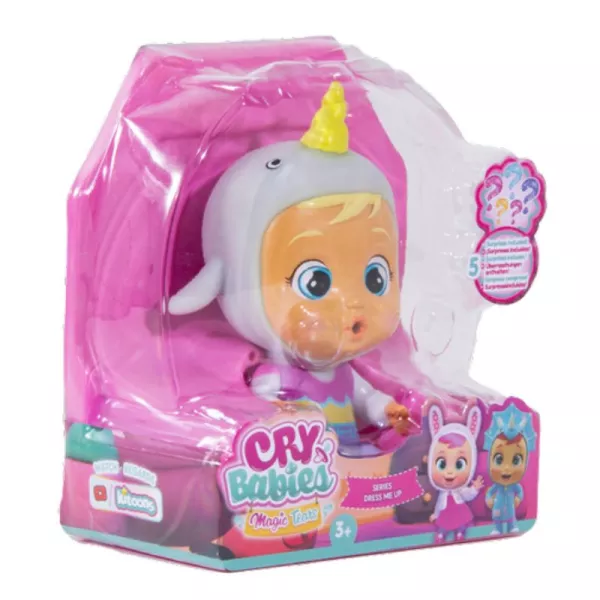 Cry Babies: Varázskönnyek Dress Me Up baba áttetsző csomagolással - Narvie