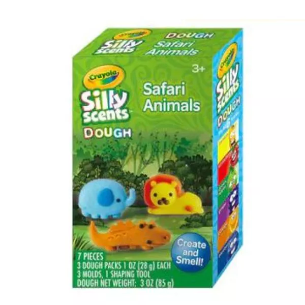 Crayola Silly Scents: Illatos mini gyurmakészlet - Szafari