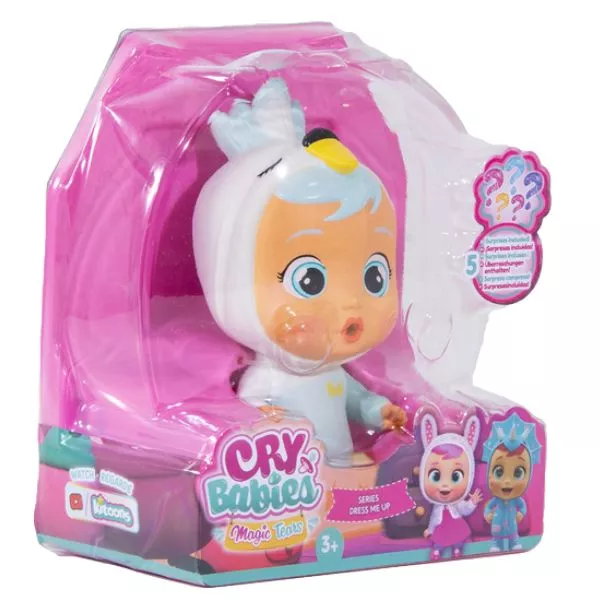 Cry Babies: Varázskönnyek - Dress Me Up baba áttetsző csomagolásban - Sydney