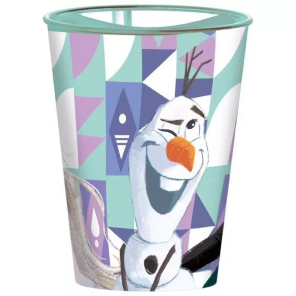 Jégvarázs: Olaf mintájú eco műanyag pohár - 260 ml