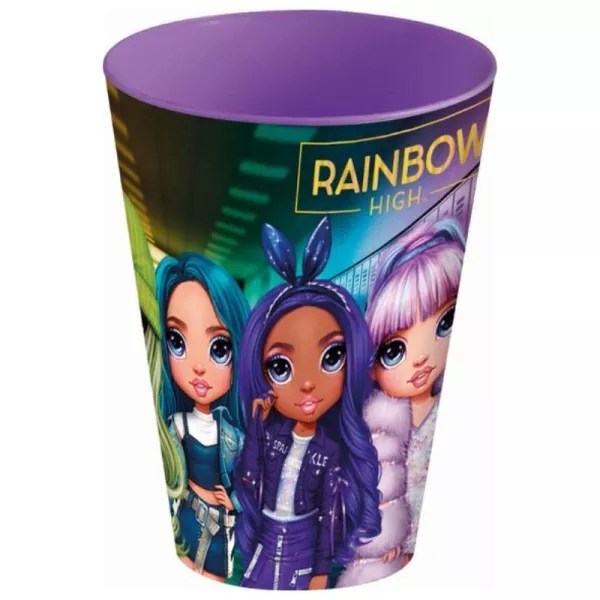 Rainbow High: Eco műanyag pohár - 260 ml
