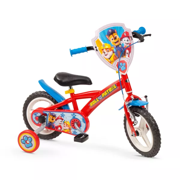 Toimsa: Paw Patrol bicicletă pentru copii, mărimea 12, roșu- albastru
