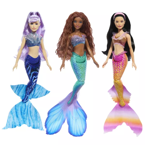 Mica Sirenă: Ariel și surorile - set cu 3 piese