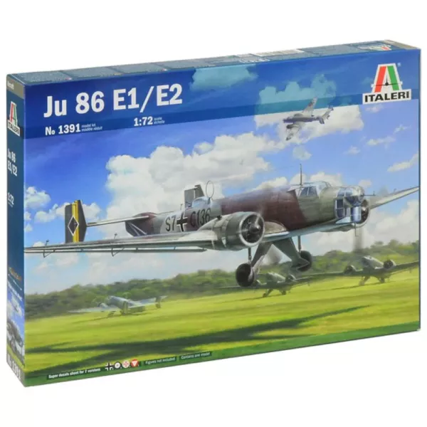Italeri: Ju 86 E1/E2 repülőgép makett, 1:72
