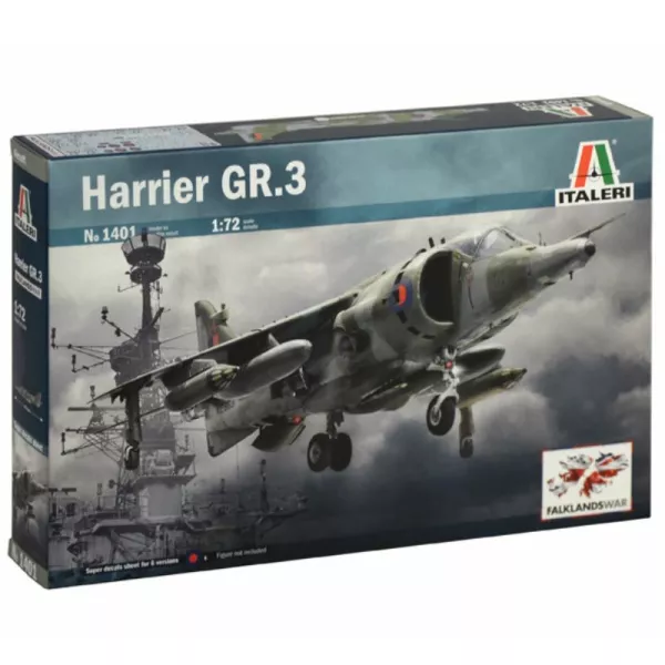 Italeri: Harrier GR. 3 Falkland repülőgép makett, 1:72