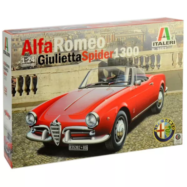 Italeri: Giulietta Spider 1600 autó makett, 1:24