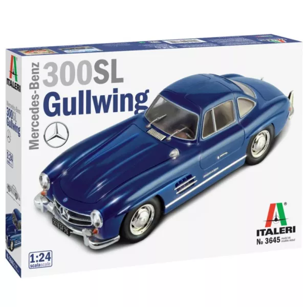 Italeri: Mercedes 300 SL Gullwing autó makett, 1:24