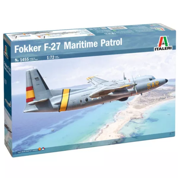 Italeri: Fokker F-27 Maritime Patrol repülőgép makett, 1:72