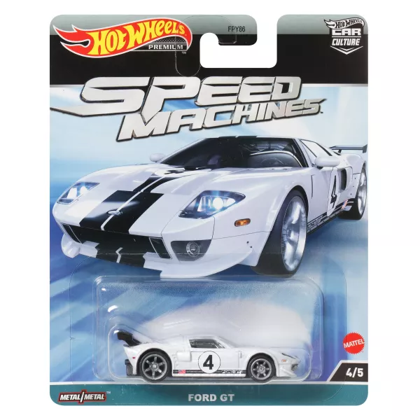 Hot Wheels: Speed Macines Ford GT kisautó, 1:64