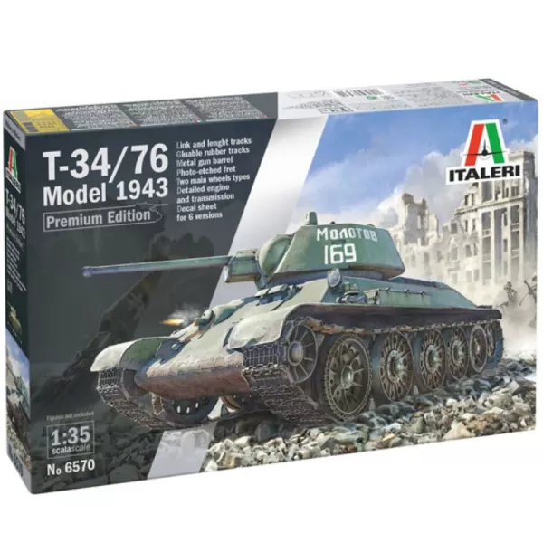 Italeri: T-34/76 Mod. 1943 model tanc 1:35