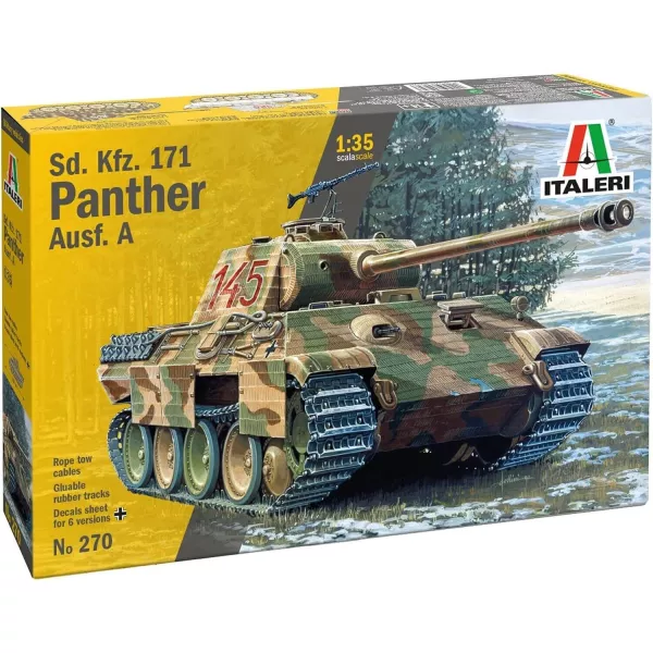 Italeri: Sd. Kfz. 171 Panther ausf. A harci jármű makett, 1:35