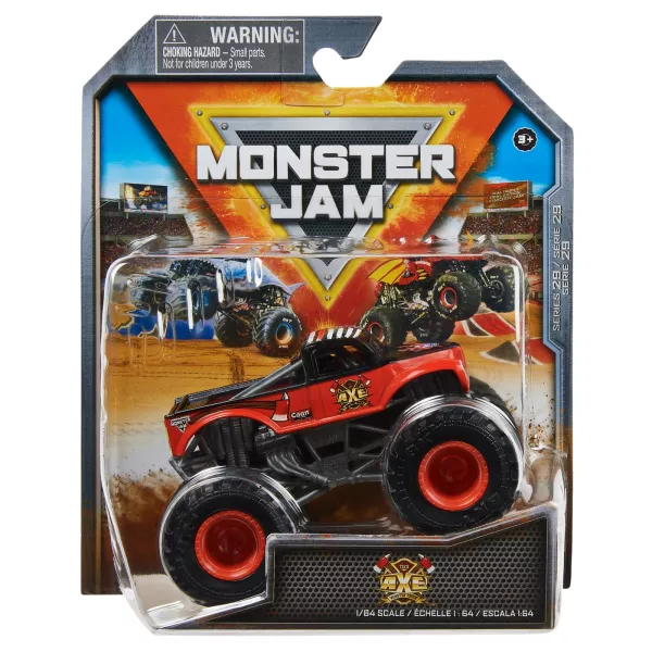 Monster Jam: Mașinuța Axe, seria 29 - 1:64