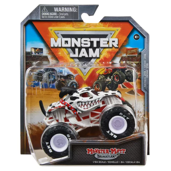 Monster Jam: Mașinuța Monster Mutt Dalmatian, seria 29 - 1:64