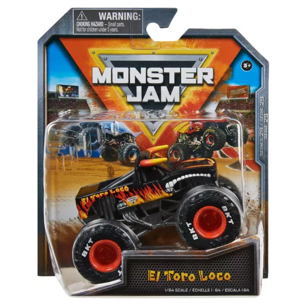 Monster Jam: 29. széria - El Toro Loco kisautó, 1:64