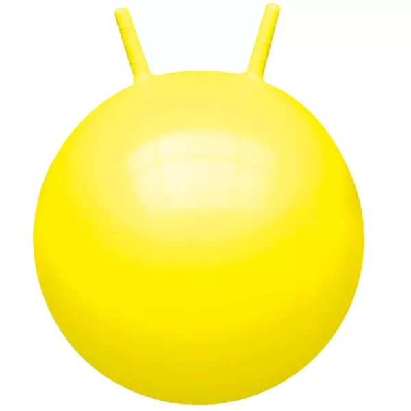 John: Ugráló labda szarvacskákkal, sárga - 45-50 cm