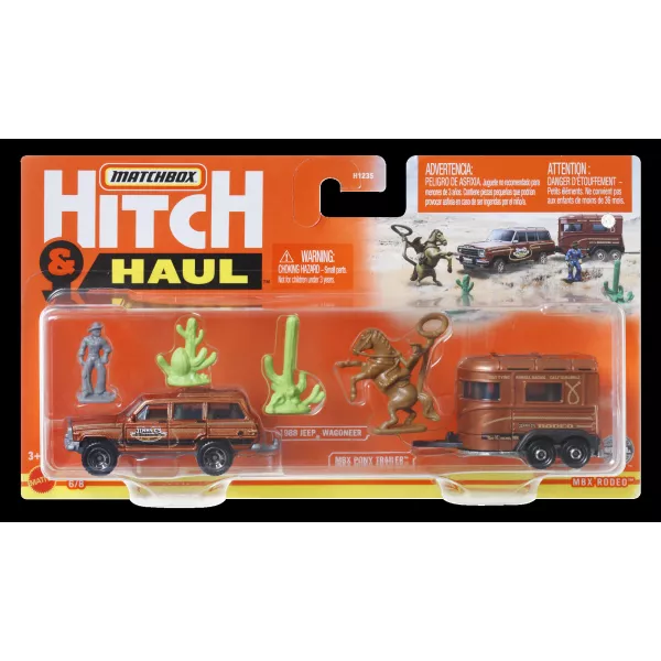 Matchbox: Hitch and Haul - MBX Rodeo set de mașinuțe