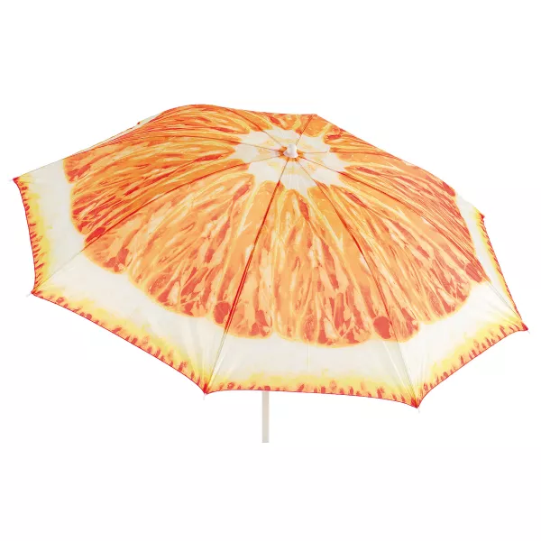 Gyümölcs mintás napernyő, 160 cm - Narancs