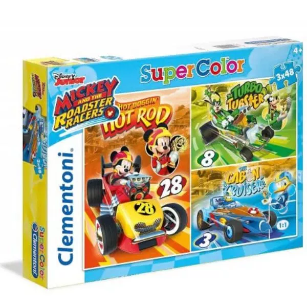 Clementoni: Mickey mouse - 3x48 buc. - puzzle