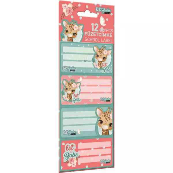 Caramelos: etiquetas de cuaderno Lil Babe, 12 unidades