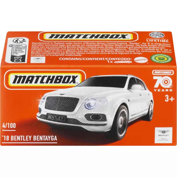 Matchbox: '18 Bentley Bentayga mașinuță