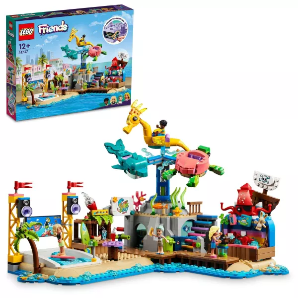 LEGO® Friends: Parc de distracții pe plajă 41737