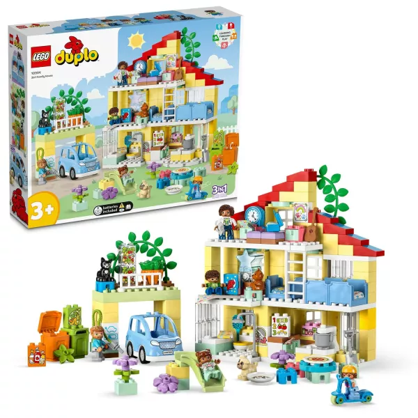 LEGO® DUPLO®: Városi kalandok 3 az 1-ben családi ház 10994