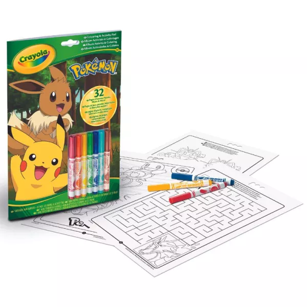 Crayola Color & Activity: carte de activități Pokemon