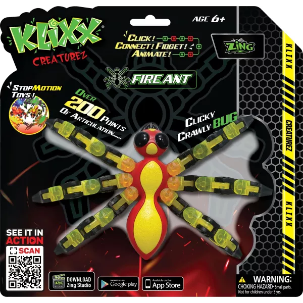 Klixx Creaturez – furnica de foc, diferite