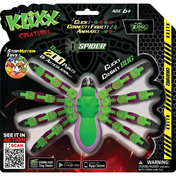 Klixx Creaturez – Păianjen, diferite