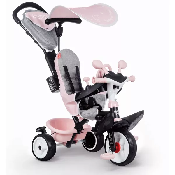 Smoby: Baby Driver Plus tricikli - pink, CSOMAGOLÁSSÉRÜLT